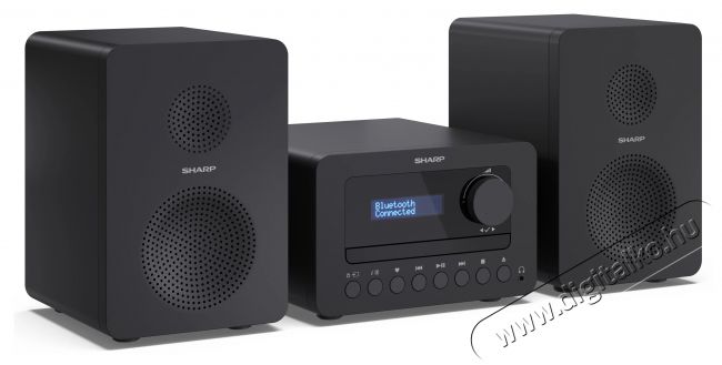 SHARP XL-B514(BK) Tokyo FM bluetooth mikrohifi rendszer fekete fa hangszórókkal Audio-Video / Hifi / Multimédia - Hifi - Sztereó - Mikro-, mini hifi rendszer - 494543