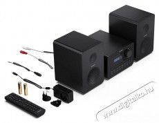 SHARP XL-B514(BK) Tokyo FM bluetooth mikrohifi rendszer fekete fa hangszórókkal Audio-Video / Hifi / Multimédia - Hifi - Sztereó - Mikro-, mini hifi rendszer - 494543