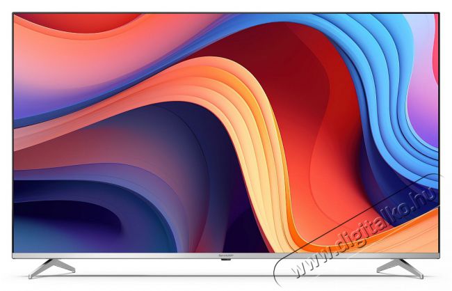SHARP 55GP6260E 139cm-es 4K UHD QLED Sharp Google TV Televíziók - LED televízió - UHD 4K felbontású - 495574
