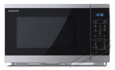 SHARP YC-MS252AE-S 25L, digitális mikrohullámú sütő, ezüst/fekete Konyhai termékek - Mikrohullámú sütő - Mikrohullámú sütő (szabadonálló) - 495980