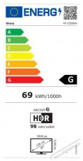 SHARP 50GP6265ES 126cm-es 4K UHD QLED Google TV Harman Kardon hangszórókkal Televíziók - LED televízió - UHD 4K felbontású - 499834