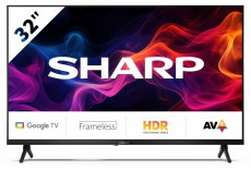 SHARP 32GF2265E 80cm-es HD Ready Google TV Televíziók - LED televízió - 720p HD Ready felbontású - 505321