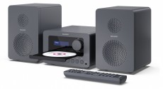 SHARP XL-B514(GY) Tokyo FM bluetooth mikrohifi rendszer szürke fa hangszórókkal Audio-Video / Hifi / Multimédia - Hifi - Sztereó - Mikro-, mini hifi rendszer - 505307