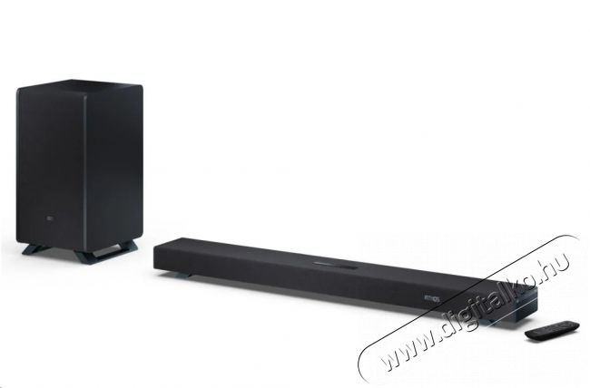 SHARP Q HT-SBW53121(BK) 3.1.2 Dolby Atmos / DTS:X hangprojektor vezeték nélküli mélynyomóval fekete Audio-Video / Hifi / Multimédia - Hangprojektor / soundbar - Mélyládával - 505449