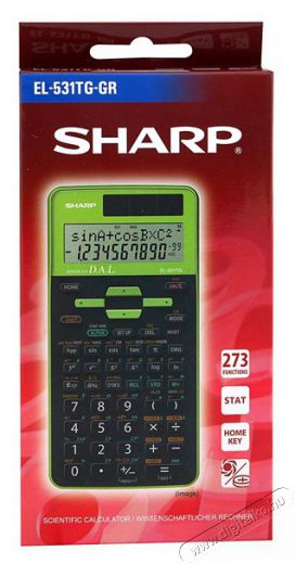 SHARP EL-531TGGY 273 funkciós tudományos számológép Iroda és számítástechnika - Számológép - Zsebszámológép - 506901