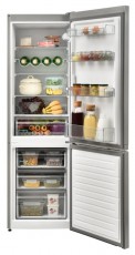 SHARP SJ-FBB04DTXLE-EU alulfagyasztós hűtőszekrény, 268L, Inox Konyhai termékek - Hűtő, fagyasztó (szabadonálló) - Alulfagyasztós kombinált hűtő - 529183