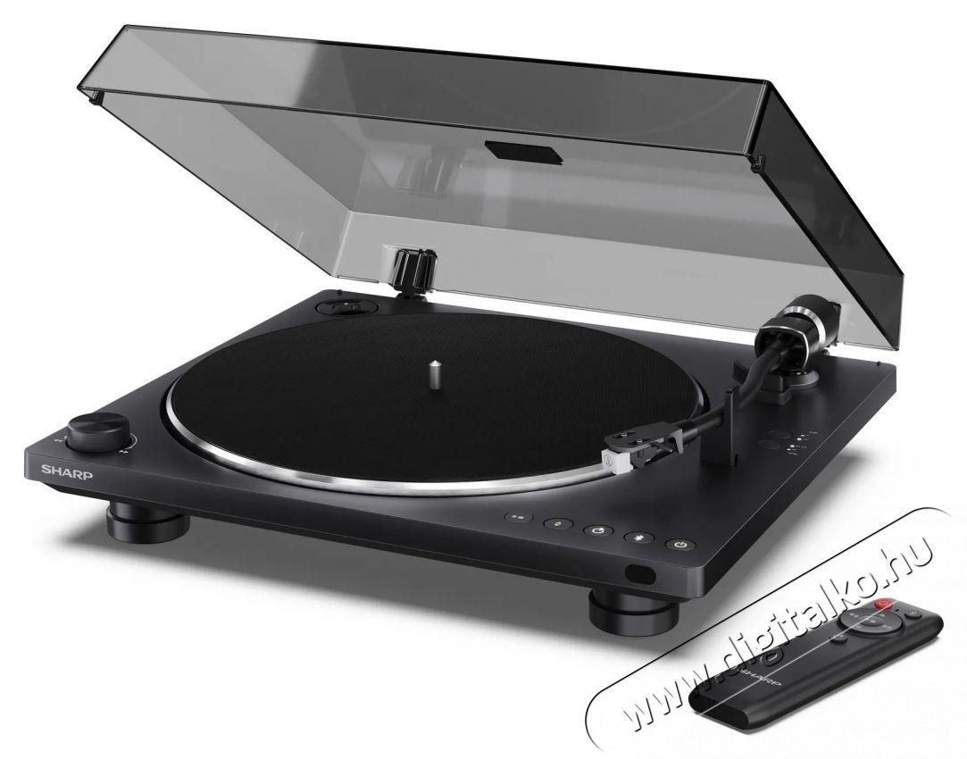 SHARP RP-TT100 Automatikus lemezj&aacute;tsz&oacute; Bluetooth kimenettel fekete Audio-Video / Hifi / Multim&eacute;dia - Bakelit lemezj&aacute;tsz&oacute; - Bakelit lemezj&aacute;tsz&oacute; - 530949