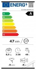 SHARP ES-NFA814BWNNA-EE el&ouml;lt&ouml;ltős mos&oacute;g&eacute;p (8kg, 1400 fordulat) H&aacute;ztart&aacute;s / Otthon / K&uuml;lt&eacute;r - Mos&oacute;g&eacute;p / sz&aacute;r&iacute;t&oacute;g&eacute;p - El&ouml;lt&ouml;ltős norm&aacute;l (60cm-ig) mos&oacute;g&eacute;p - 530953