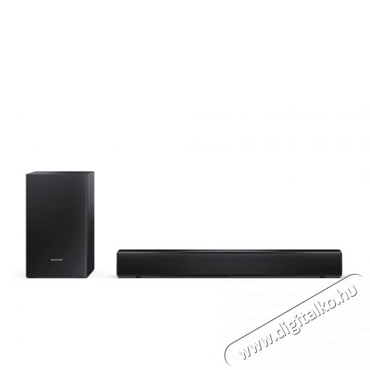 SHARP HT-SBW121 2.1 hangprojektor vezet&eacute;k n&eacute;lk&uuml;li m&eacute;lynyom&oacute;val fekete Audio-Video / Hifi / Multim&eacute;dia - Hangprojektor / soundbar - M&eacute;lyl&aacute;d&aacute;val - 531494