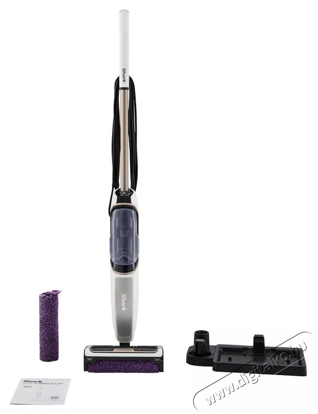 Shark SteamPickUp SD200 elektromos gőz&ouml;lős felmos&oacute;, t&ouml;bb fel&uuml;letre, 1230 W, 429 ml-es tart&aacute;ly, h&aacute;l&oacute;zati adapter H&aacute;ztart&aacute;s / Otthon / K&uuml;lt&eacute;r - Tiszt&iacute;t&oacute; / mos&oacute; - Gőz&ouml;lős padl&oacute;tiszt&iacute;t&oacute; - 537292