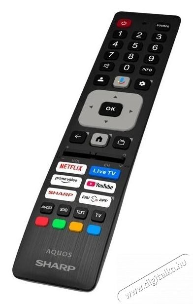 SHARP 65HP6265E 139cm-es 4K Ultra HD QLED Google TV Telev&iacute;zi&oacute;k - LED telev&iacute;zi&oacute; - UHD 4K felbont&aacute;s&uacute; - 530965