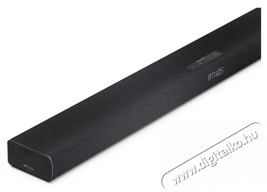 SHARP HT-SBW320 2.1 Dolby Atmos   DTS X hangprojektor vezet&eacute;k n&eacute;lk&uuml;li m&eacute;lynyom&oacute;val fekete Audio-Video / Hifi / Multim&eacute;dia - Hangprojektor / soundbar - M&eacute;lyl&aacute;d&aacute;val - 530968