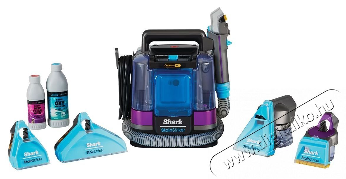 Shark StainStriker HairPro Pet PX250EUT Porsz&iacute;v&oacute; felmos&oacute;val H&aacute;ztart&aacute;s / Otthon / K&uuml;lt&eacute;r - Porsz&iacute;v&oacute; / takar&iacute;t&oacute;g&eacute;p - Sz&aacute;raz-nedves takar&iacute;t&oacute;g&eacute;p - 537290