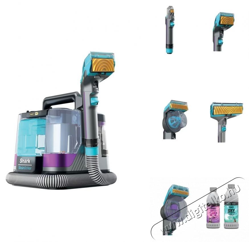 Shark StainStriker HairPro Pet PX250EUT Porsz&iacute;v&oacute; felmos&oacute;val H&aacute;ztart&aacute;s / Otthon / K&uuml;lt&eacute;r - Porsz&iacute;v&oacute; / takar&iacute;t&oacute;g&eacute;p - Sz&aacute;raz-nedves takar&iacute;t&oacute;g&eacute;p - 537290