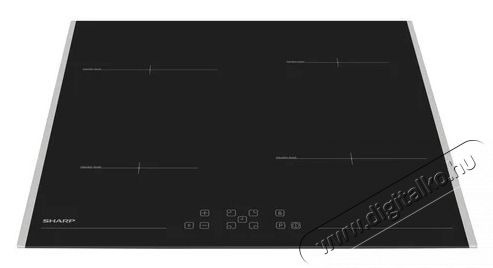 SHARP KH-6I37FT0K-EU - be&eacute;p&iacute;thető indukci&oacute;s főzőlap (60 cm) Konyhai term&eacute;kek - S&uuml;tő-főzőlap, tűzhely (be&eacute;p&iacute;thető) - Indukci&oacute;s főzőlap (be&eacute;p&iacute;thető) - 538158