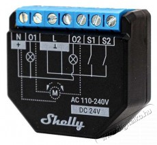 SHELLY PLUS2PM-2 csatornás WiFi-s okos relé mérővel Háztartás / Otthon / Kültér - Szerszám - Mérőműszer - 478724