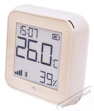 SHELLY Blue H&T Bluetooth elemes hőm&eacute;rs&eacute;klet &eacute;s p&aacute;ratartalom &eacute;rz&eacute;kelő, mocha H&aacute;ztart&aacute;s / Otthon / K&uuml;lt&eacute;r - Lak&aacute;sfelszerel&eacute;s - Hőm&eacute;rő / barom&eacute;ter - 519739