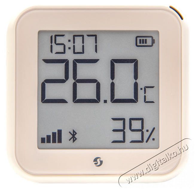 SHELLY Blue H&T Bluetooth elemes hőm&eacute;rs&eacute;klet &eacute;s p&aacute;ratartalom &eacute;rz&eacute;kelő, mocha H&aacute;ztart&aacute;s / Otthon / K&uuml;lt&eacute;r - Lak&aacute;sfelszerel&eacute;s - Hőm&eacute;rő / barom&eacute;ter - 519739