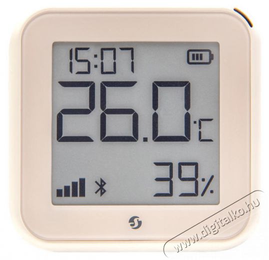 SHELLY Blue H&T Bluetooth elemes hőm&eacute;rs&eacute;klet &eacute;s p&aacute;ratartalom &eacute;rz&eacute;kelő, mocha H&aacute;ztart&aacute;s / Otthon / K&uuml;lt&eacute;r - Lak&aacute;sfelszerel&eacute;s - Hőm&eacute;rő / barom&eacute;ter - 519739