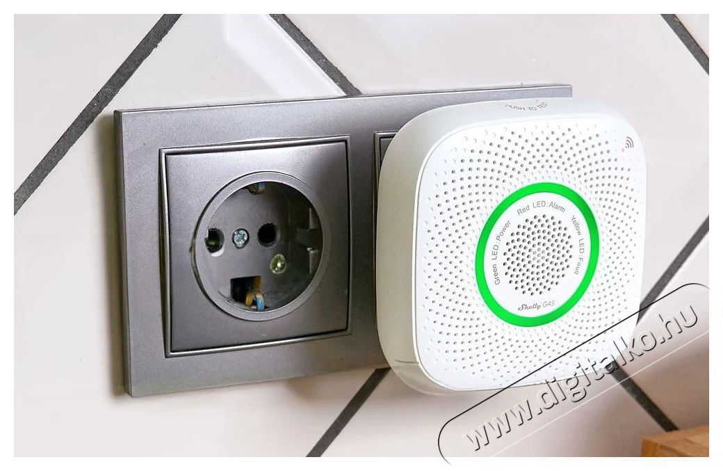 SHELLY Gas &ndash; CNG f&ouml;ldg&aacute;z&eacute;rz&eacute;kelő, LED villog&aacute;ssal &eacute;s hangriaszt&aacute;ssal, WiFi kapcsolattal H&aacute;ztart&aacute;s / Otthon / K&uuml;lt&eacute;r - Biztons&aacute;gtechnika - Kieg&eacute;sz&iacute;tő - 519740