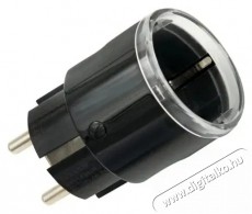 SHELLY Plug S Gen3 fogyasztásméréssel, WiFi, fekete Háztartás / Otthon / Kültér - Okos otthon - Okos konnektor - 521475