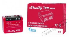 SHELLY Plus 1PM Mini, kapcsolómodul, WiFi, Gen3 Háztartás / Otthon / Kültér - Okos otthon - Kiegészítő - 521478