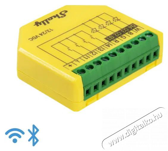 SHELLY Plus RGBW, dimmer LED szalagokhoz, WiFi Háztartás / Otthon / Kültér - Okos otthon - Kiegészítő - 521479