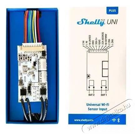 SHELLY Plus Uni, WiFi Háztartás / Otthon / Kültér - Okos otthon - Kiegészítő - 521480