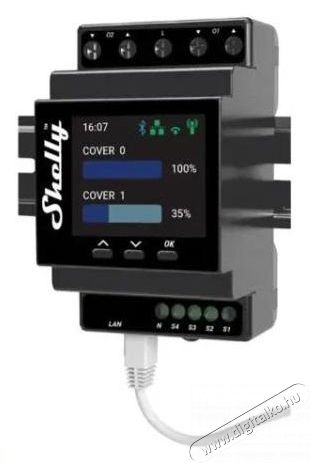 SHELLY Pro Dual Cover PM, redőnymodul DIN s&iacute;nre, WiFi, LAN H&aacute;ztart&aacute;s / Otthon / K&uuml;lt&eacute;r - Egy&eacute;b h&aacute;ztart&aacute;si term&eacute;k - 521489