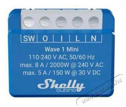 SHELLY Wave 1 Mini, kapcsol&oacute;modul, Z-Wave &Uacute;jdons&aacute;gok - &Uacute;j term&eacute;kek - 521492
