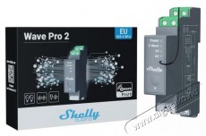 SHELLY Wave 2, 2x 16A kapcsolómodul DIN sínen, Z-Wave Újdonságok - Új termékek - 521495