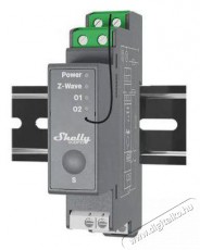 SHELLY Wave 2, 2x 16A kapcsolómodul DIN sínen, Z-Wave - Újdonságok - Új termékek - 521495