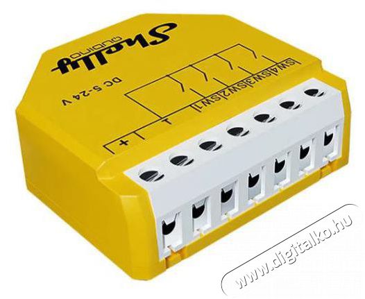 SHELLY Wave i4 DC modul, 4 bemenet, Z-Wave Újdonságok - Új termékek - 521498