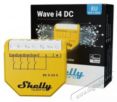 SHELLY Wave i4 DC modul, 4 bemenet, Z-Wave Újdonságok - Új termékek - 521498