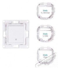 SHELLY WS1, 1 gombos, keret nélkül, fehér Újdonságok - Új termékek - 521503