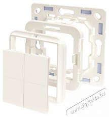 SHELLY Blu fali kapcsoló 4 (Bush-Jaeger keretekhez) Háztartás / Otthon / Kültér - Okos otthon - Kiegészítő - 521450