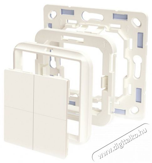 SHELLY Blu fali kapcsoló 4 (Bush-Jaeger keretekhez) Háztartás / Otthon / Kültér - Okos otthon - Kiegészítő - 521450