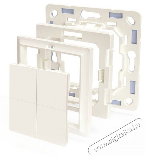 SHELLY Blu fali kapcsoló 4 (Gira/Merten keretekhez) Háztartás / Otthon / Kültér - Okos otthon - Kiegészítő - 521451