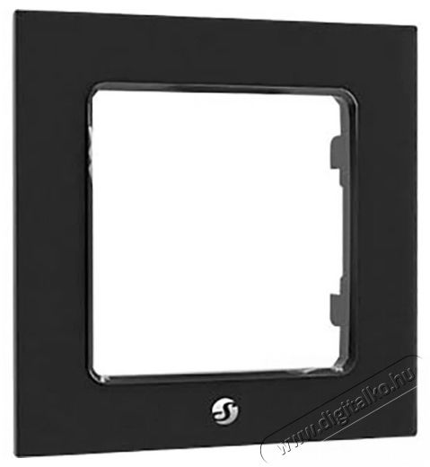 SHELLY Keret WS kapcsolóhoz, fekete, (80 mm x 80 mm x 10 mm) Háztartás / Otthon / Kültér - Okos otthon - Kiegészítő - 521446