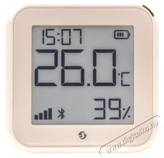 SHELLY Gen3 H&T, elemes hőm&eacute;rs&eacute;klet- &eacute;s p&aacute;ratartalom-&eacute;rz&eacute;kelő kijelzővel, WiFi, elef&aacute;ntcsont sz&iacute;n H&aacute;ztart&aacute;s / Otthon / K&uuml;lt&eacute;r - Lak&aacute;sfelszerel&eacute;s - Hőm&eacute;rő / barom&eacute;ter - 519743