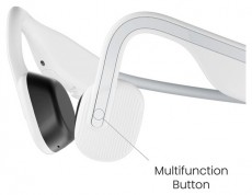 Shokz OpenMove csontvezetéses Bluetooth fehér Open-Ear Lifestyle sport fejhallgató Audio-Video / Hifi / Multimédia - Fül és Fejhallgatók - Fejhallgató - 458132