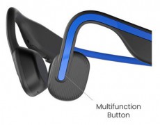 Shokz OpenMove csontvezetéses Bluetooth kék Open-Ear Lifestyle sport fejhallgató Audio-Video / Hifi / Multimédia - Fül és Fejhallgatók - Fejhallgató - 458131