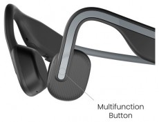 Shokz OpenMove csontvezetéses Bluetooth szürke Open-Ear Lifestyle sport fejhallgató Audio-Video / Hifi / Multimédia - Fül és Fejhallgatók - Fejhallgató - 458130