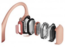 Shokz OpenRun Pro Premium csontvezetéses Bluetooth rózsaszín Open-Ear sport fejhallgató Audio-Video / Hifi / Multimédia - Fül és Fejhallgatók - Fejhallgató - 458129