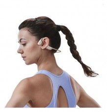 Shokz OpenRun PRO Mini csontvezetéses Bluetooth bézs Open-Ear sport fejhallgató Audio-Video / Hifi / Multimédia - Fül és Fejhallgatók - Fejhallgató mikrofonnal / headset - 466418