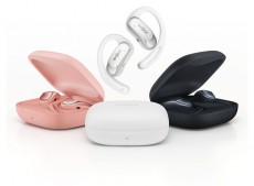 Shokz OpenFit Air. True Wireless Bluetooth fehér sport fülhallgató Audio-Video / Hifi / Multimédia - Fül és Fejhallgatók - Fülhallgató - 499980