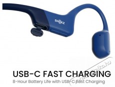 Shokz OpenRun USB-C - kék Audio-Video / Hifi / Multimédia - Fül és Fejhallgatók - Fülhallgató - 510227