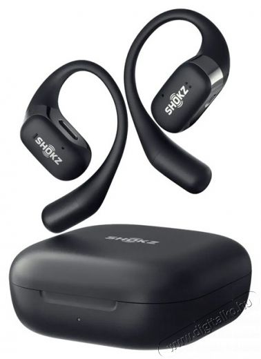 Shokz OpenFit csontvezetéses Bluetooth fekete True Wireless Open-ear sport fülhallgató Audio-Video / Hifi / Multimédia - Fül és Fejhallgatók - Fülhallgató - 514117