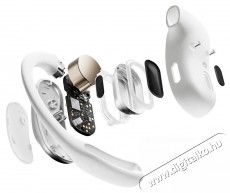 Shokz OpenFit Air. True Wireless Bluetooth fehér sport fülhallgató Audio-Video / Hifi / Multimédia - Fül és Fejhallgatók - Fülhallgató - 499980