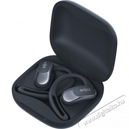 Shokz OpenFit Air. True Wireless Bluetooth fekete sport fülhallgató Audio-Video / Hifi / Multimédia - Fül és Fejhallgatók - Fülhallgató - 499979